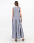 Collar Maxi Dress