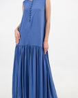 Luxe Button Maxi Dress